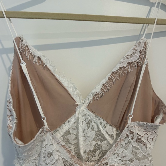 White Lace Romper - Picture 3 of 5